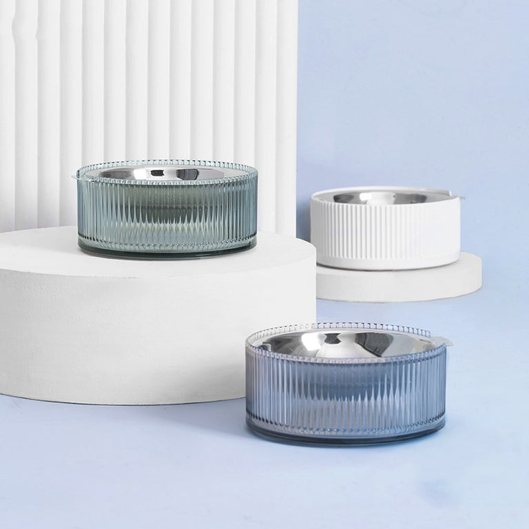 Pet Supplies Dog Food Single Bowl Anti-Tip Cat Tray