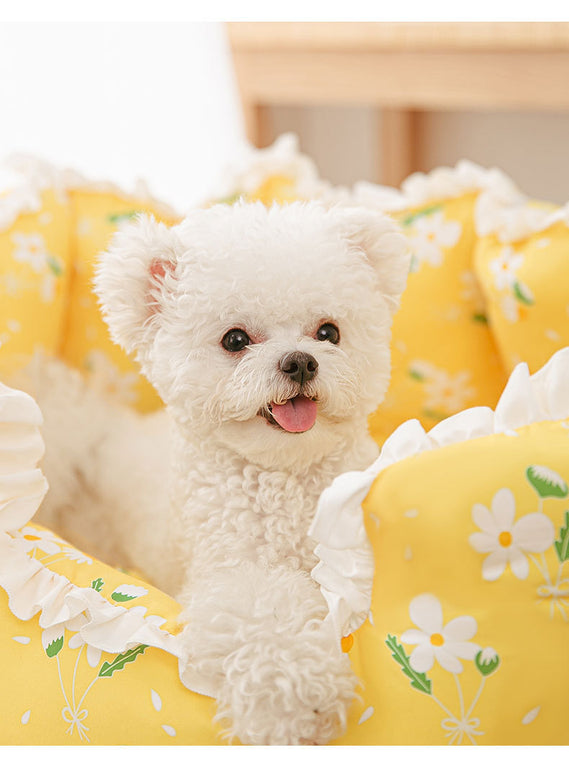 Kennel Four Seasons Small Dog Bed Dog Cat Nest Four Seasons Universal Removable And Washable Pet Supplies