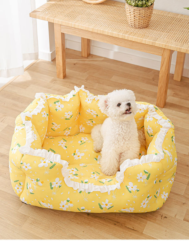 Kennel Four Seasons Small Dog Bed Dog Cat Nest Four Seasons Universal Removable And Washable Pet Supplies
